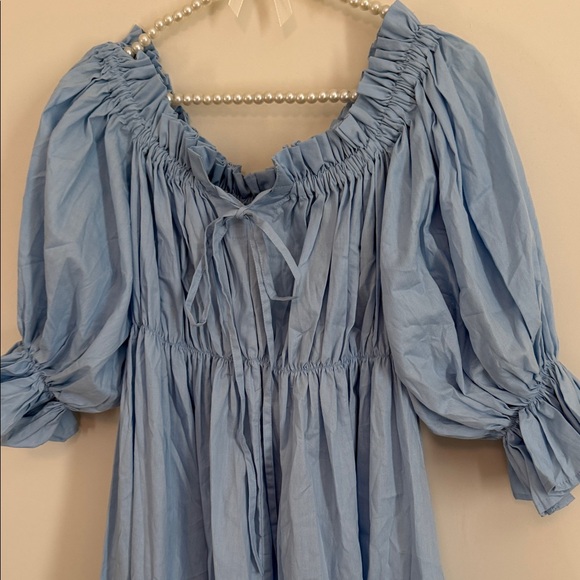 ELF Light Blue Mini Dress - Picture 3 of 8